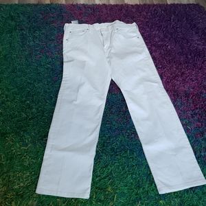 Men's White Levi jeans